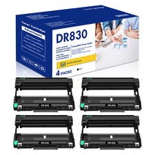 1-4PK DR830 Drum Compatible With Brother TN830 MFC-L2900DW HL-L2865DW picture