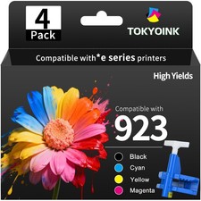TOKYOINK 923 Ink Cartridges Combo Pack Replacement for HP 923 picture