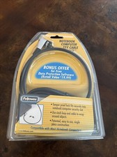 Fellowes Notebook Computer Key Cable Lock 6 Ft Cinch Loop W/ 2 Keys for Laptops picture