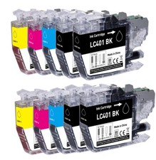 10PK Ink Cartridges fits Brother LC401 MFC-J1010DW MFC-J1012DW MFC-J1170DW picture