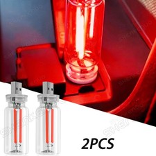 2PCS Car USB Night Light Touch Dimmable Mini Ambient Lamp Red for Vehicle & Home picture