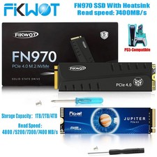 Fikwot M.2 2280 NVMe SSD PCIe Gen 4.0 SSD Hard Drive For PC PS5 1TB 2TB 4TB Lot picture
