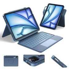 HOU iPad Air 11 Case with Keyboard (M4 2026,M3 2025,M2 2024) Detachable... picture