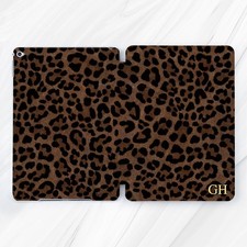Leopard Animal print Initial Custom name Case For iPad A16 Pro 13 11 Air 13 5 4 picture