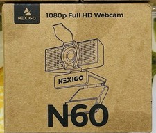 NexiGo N60 1080P HD Webcam With Microphone & Privacy Cover - Brand New & Sealed picture