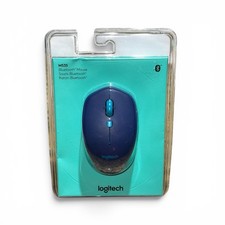 Logitech M535 Bluetooth Wireless Optical Mouse Blue Dark Blue New Sealed NIB picture