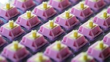 Hand Lubed and Filmed C3 Equalz Banana Split / Macho Linear Switches (90 count) picture