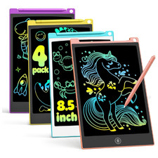 4 Pack LCD Writing Tablet, 8.5 Inch Colorful Drawing Board, Kids Travel Games  picture
