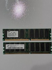 Vintage DDR 400 PC3200 Desktop RAM Lot 768MB Samsung Micron Apple PowerMac G5 picture