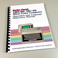 Radio Shack Tandy TRS-80 MC-10 Micro Color Computer Manual picture