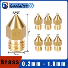 3D Printer Nozzle MK8 Brass Extruder 0.2mm - 1.0mm Creality Ender 1.75/3mm picture