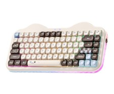 YUNZII C75 Cute 75% Wireless Mechanical Keyboard (Choco, Candy Switch) picture