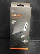 Authentic J5 Create 4K 60 ELITE USB-C Travel Adapter (JCD3191) picture