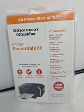 Office Depot OfficeMax Printer Essentials Kit New In Box Office Max picture