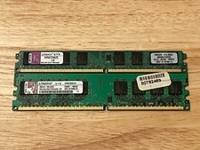 Gently Used Kingston 3GB Memory Kit, DDR2-667 PC2-5300 KVR667D2N5 Desktop Ram picture