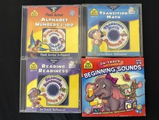 Lot Of 4 PC Games Alphabet And Numbers Transaction Math Reading Readiness picture