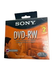 Sony DVD-RW 2 Pack 4.7GB 120 Min Rewritable Discs With AccuCORE Technology picture