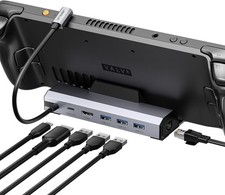 JSAUX Upgraded Docking Station 4K@120Hz for Steam Deck OLED/ROG Ally 6-IN-1  picture