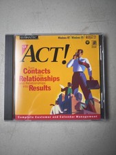 Symantec ACT 4.0 Software Windows 95 NT 3.1 Customer Management picture