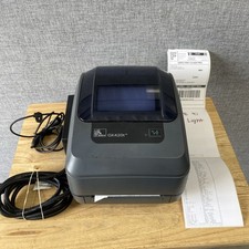 Zebra GK420t Thermal Label Printer USB Ethernet GK42-102210-000 w/ PSU Tested picture