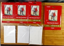 Canon PP-301 Photo Paper Plus Glossy II Inkjet 4x6 300 shts/5x7 20 Shts NIP READ picture