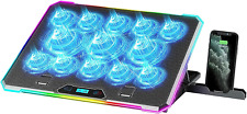 RGB Gaming Laptop Cooling Pad w/ 13 Quiet Cooling Fans for 15.6-17.3Inch Laptops picture