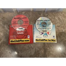 Vintage Dataviz Maclink Plus & Plus Deluxe 12.0 CD Rom Software With Keys picture