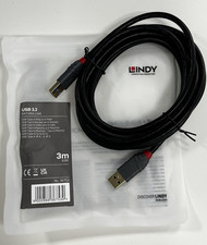 Lindy USB 3.2 Cable (Anthra Line Black), 3m - 36753 picture