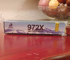 Double D 972X Compatible Inkjet Pigment Ink Cartridge for HP Yellow New Sealed picture