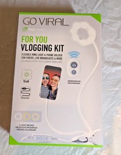 NEW DigiPower DP-VLR3 Live Streaming Light Kit LED Vlogging Ring lgt/phone hldr picture
