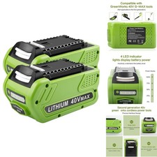 TREE.NB 2 Pack 6000mAh 40V Lithium Battery for GreenWorks 40V 29472 29462 picture