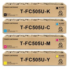 T-FC505U Toner Cartridges 4-Pack Replacement for Toshiba T-FC505U Toner for E-St picture