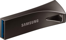 SAMSUNG BAR plus 3.1 USB Flash Drive, 128GB, 400Mb/S, Rugged Metal Casing, Stora picture