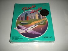 Flight Light retro flight simulator old DOS PC CD by SubLogic.  Rare.  Sealed. picture