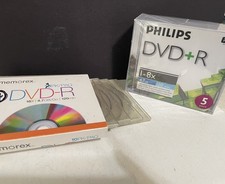 PHILIPS 5 Pack Memorex 4 Pack DVD+R Blank Disc NEW  120 Min  4.7 GB data *9 Disc picture