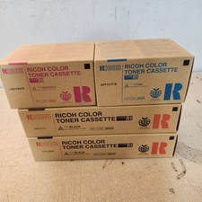 RICOH 888340 42 43 Type R1 Black Cyan Magenta Toner Cassette Lot Of 4 Genuine picture