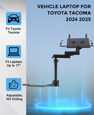 Adjustable Truck Laptop Mount Fit for Toyota Tacoma 2024 2025 Aluminum No-Drill picture
