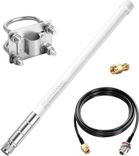 Waterproof 5.8Dbi Meshtastic Lora 915Mhz Fiberglass Antenna with 20Ft Extension picture