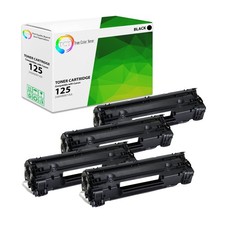 TCT 4PK Black 125 - 3484B001AA Toner Cartridges For Canon Imageclass LBP6000 picture