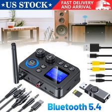 GT87 Pro Bluetooth 5.4 TX/RX | USB/TF Playback | Opt/Coax/AUX Inputs | 20m Range picture