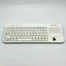 Logitech K400r wireless keyboard with trackpad WHITE w/ Unifying Receiver picture
