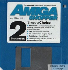 Amiga Shopper June 1995 Issue 50 Coverdisk, Shopperdisk 2, Commodore Amiga picture