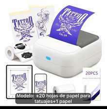Portable Thermal Tattoo Stencil Printer 203 DPI Black & White Bluetooth USB picture