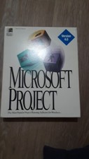 Rare Vintage Microsoft Project Software & User Manual picture