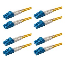 SpeedyFiberTX – 4-Pack 1 Foot LC to LC Fiber Patch Cable, Corning SMF-28 Sing... picture