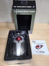 iMouse T1 Desktop Optical Trackball ADESSO Mouse USB Mac Windows Open Box Gaming picture