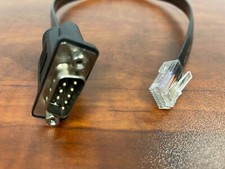 High Quality POS cable VEGA TECH DB9 RS232 male to RJ45 E189529 AWM 20251 60 ºC  picture