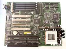 VINTAGE FIC PA-2002 VIA APOLLO 570M SOCKET 7 MMX AT MOTHERBOARD & CACHE MBMX53 picture