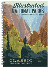 Illustrated National Parks 2027 Weekly Monthly Planner 6x9 Calendar 16-Month picture