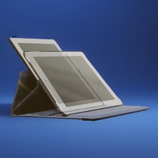 Targus Versavu 360 Rotating Stand Case THZ045US  iPad 2 faux Leather Black - NIB picture